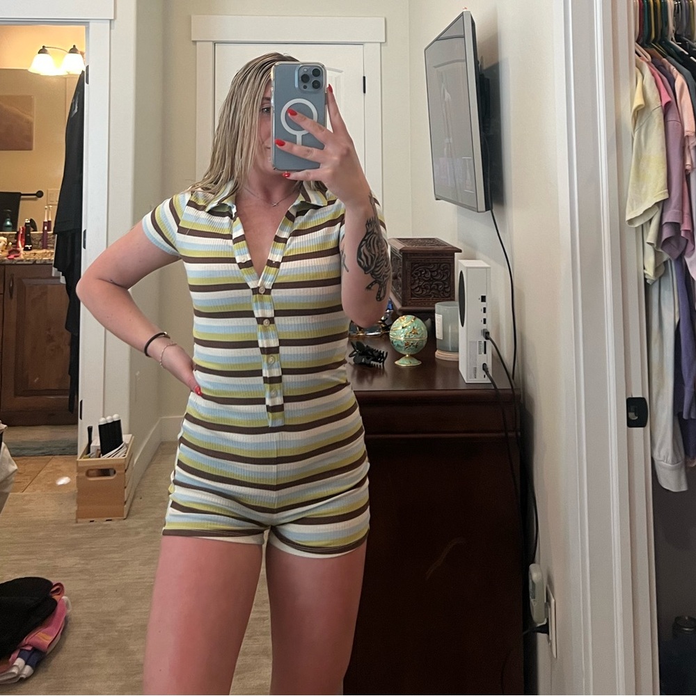 Striped Romper
